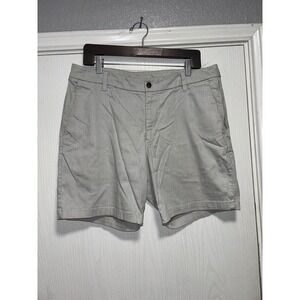 Lululemon Commission Shorts Mens 34 Gray Chino Golf‎ Performance Classic Pocket